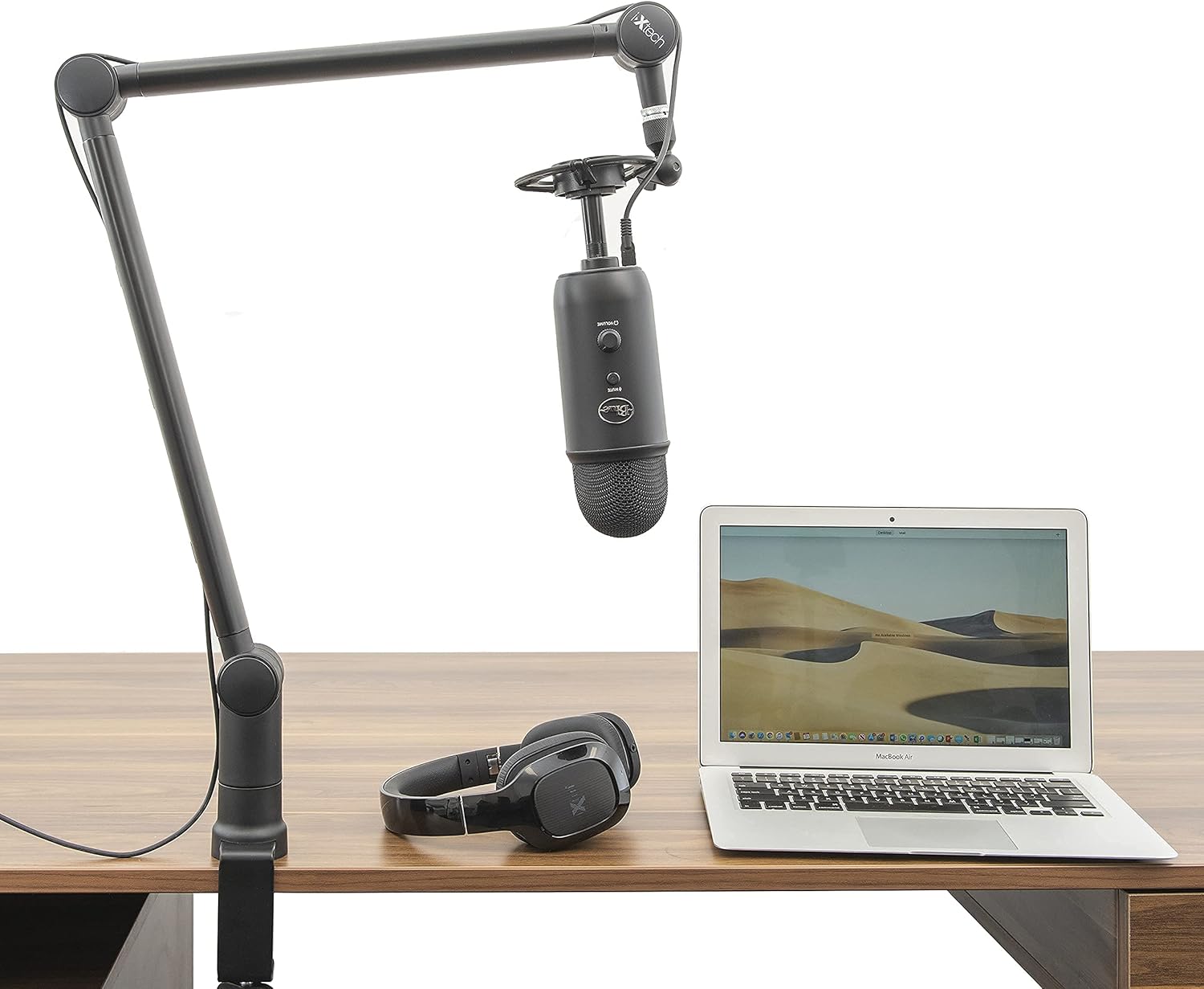 Adjustable 360° Rotatable Stainless Steel Microphone Arm Y13979