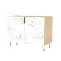 2 Doors Sideboard Cabinet with Golden Veins K346