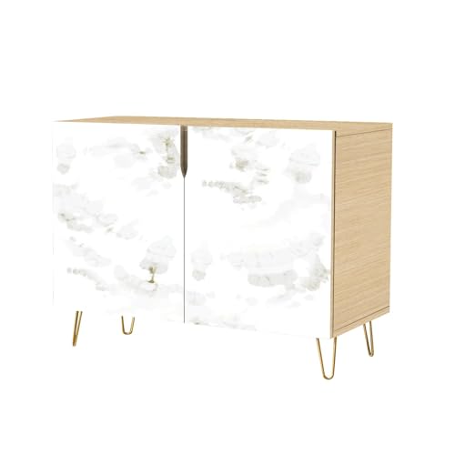 2 Doors Sideboard Cabinet with Golden Veins K346