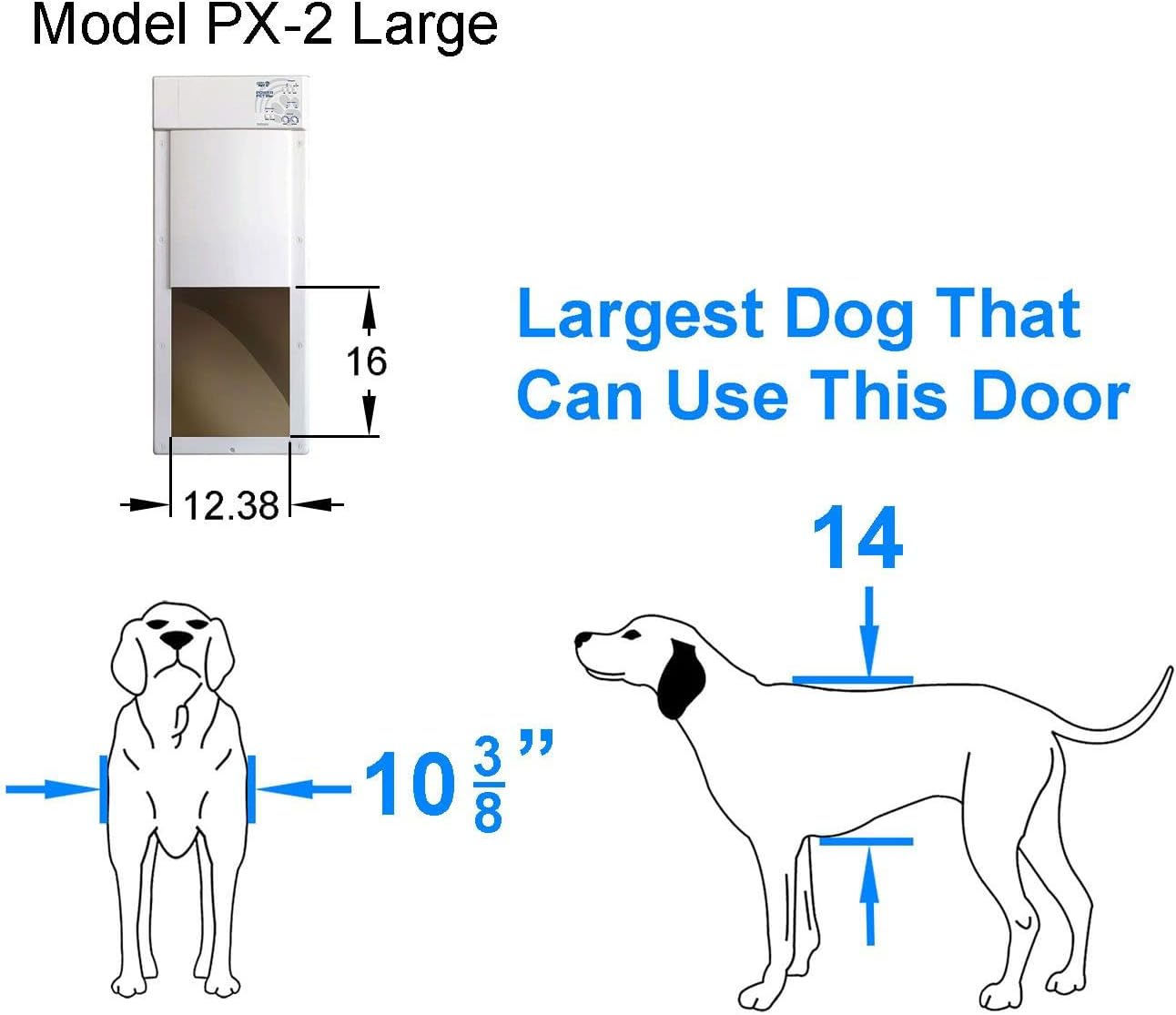 Electronic Pet Door with Ultrasonic Collar and Smart Phone App P676668