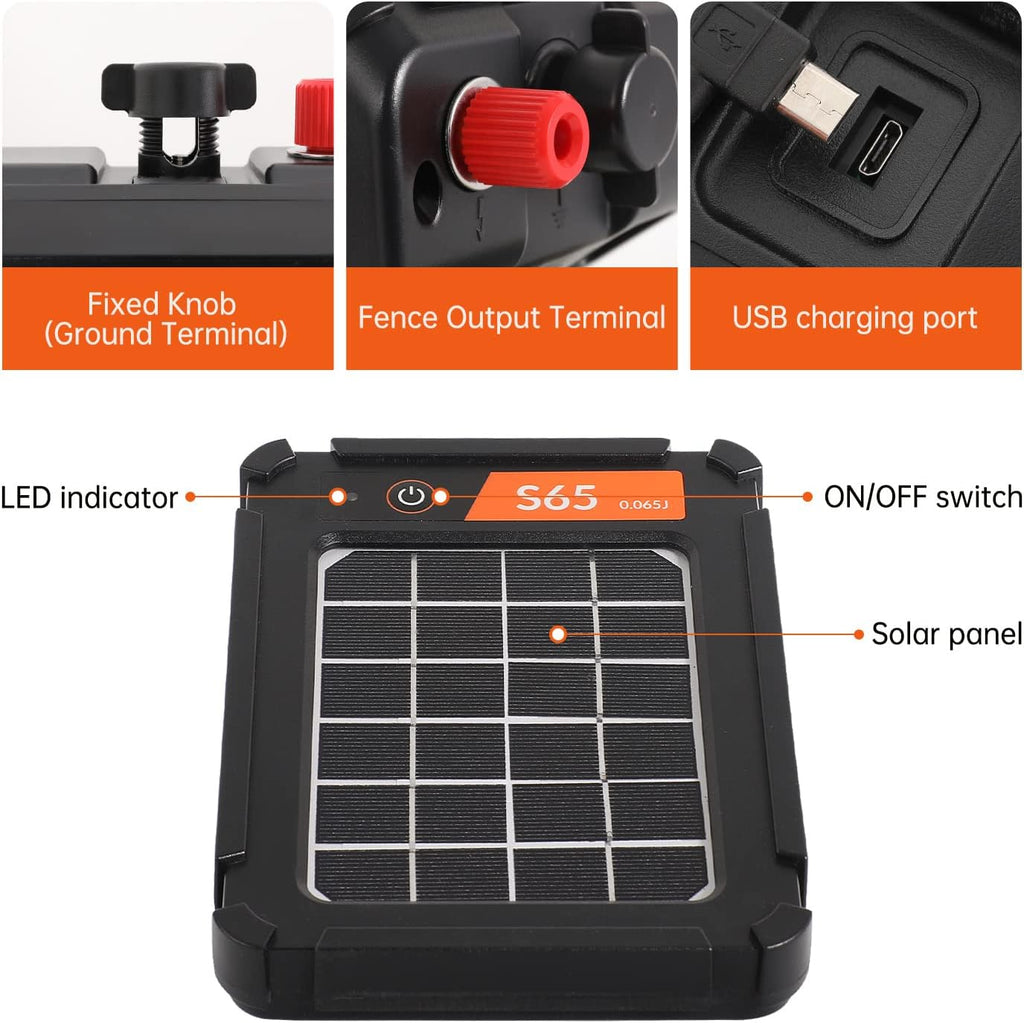 Solar Electric Fence Charger U4129