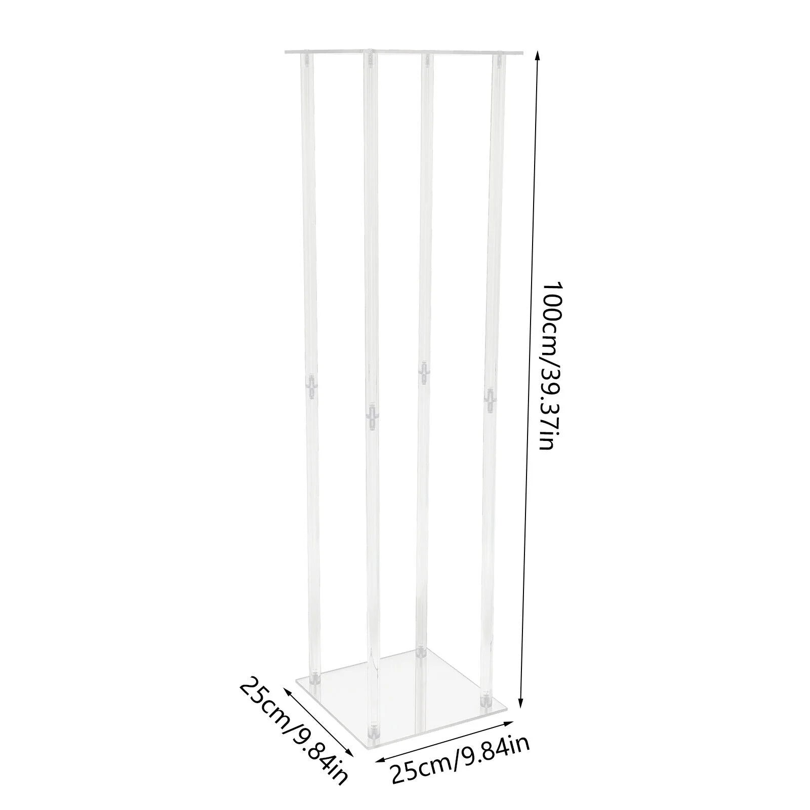 Clear Acrylic Flower Stand Z8748