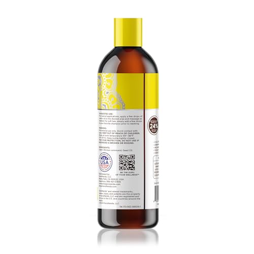 8 Fl oz 100% Pure Cold Pressed Castor Oil T7003
