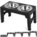 Elevated Dog Bowls with 2 Stainless Steel Dog Food Bowls U91999