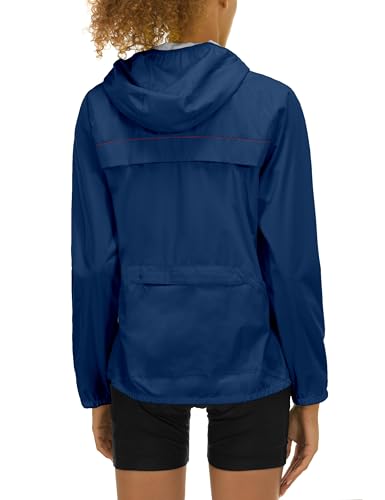 Women's Rain Cycling Stretch Jacket with Hood K10630