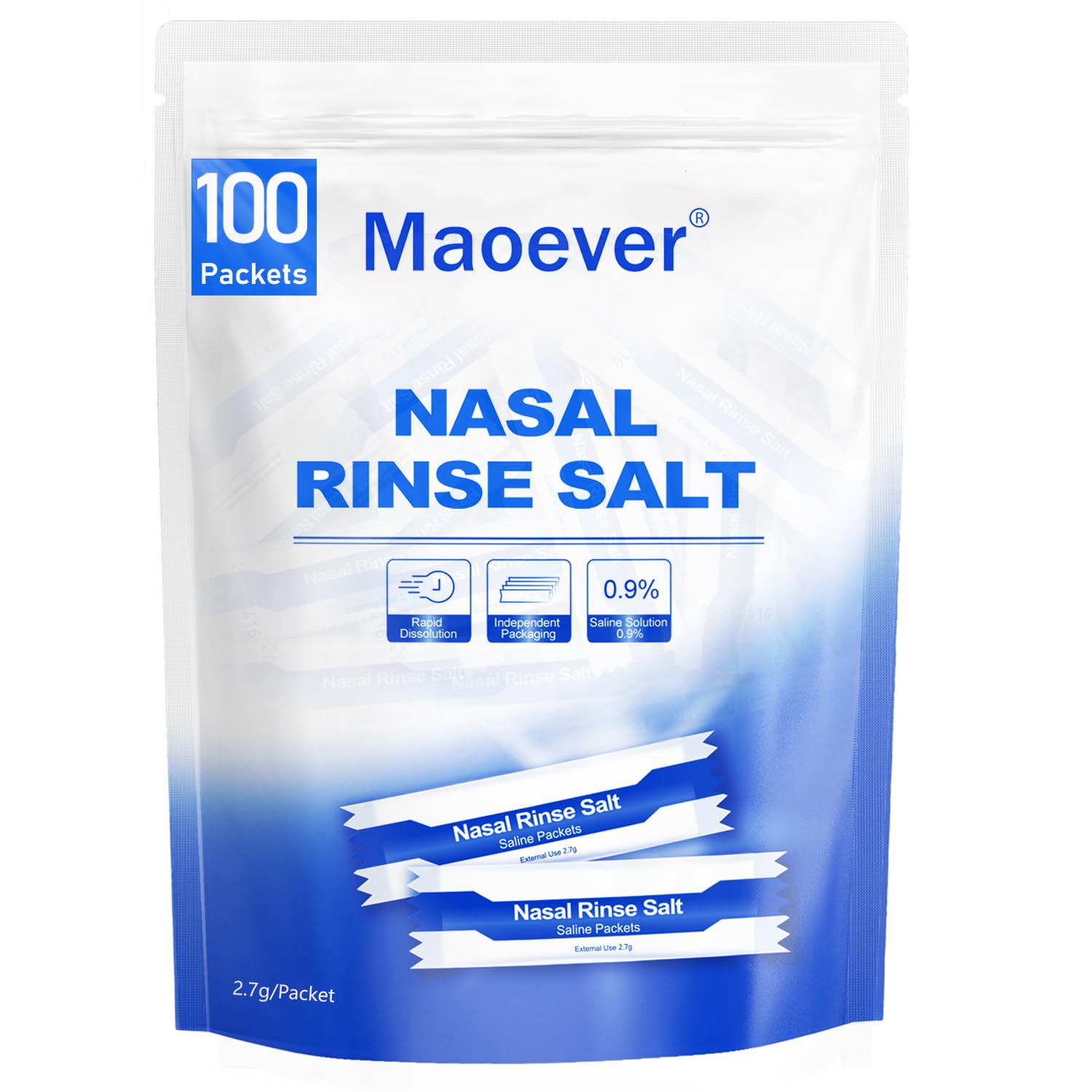 100 Saline Packets for Neti Pots U285