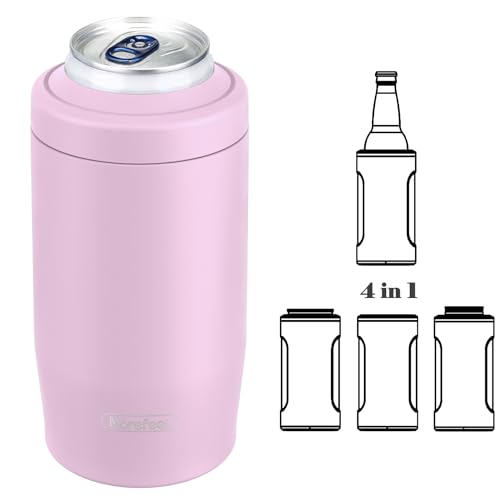4-in-1 Double Wall Stainless Steel Insulated Can Holder (Black) D5152