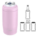 4-in-1 Double Wall Stainless Steel Insulated Can Holder (Black) D5152