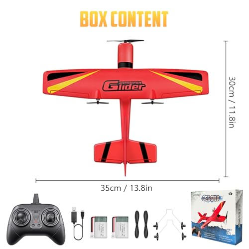 Red 2.4GHz Remote Control Airplane N9703