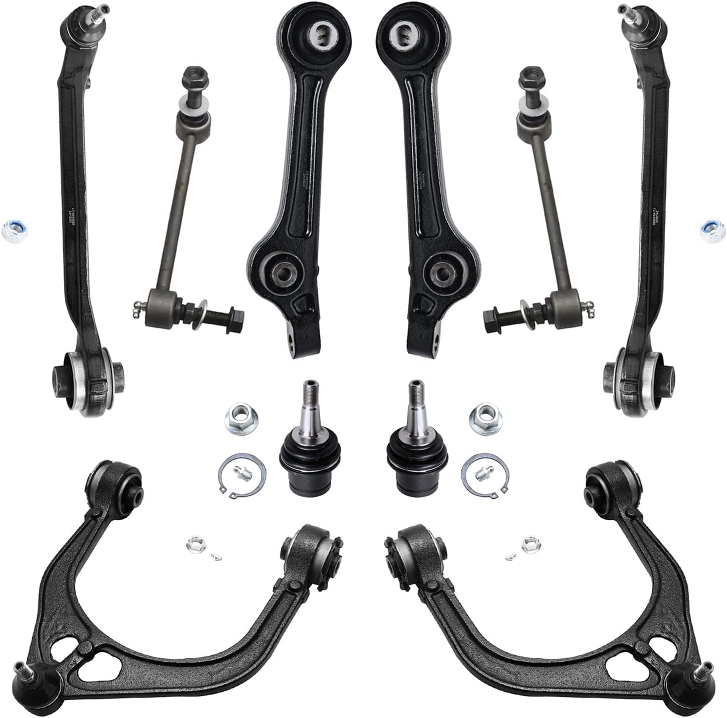 RWD Front End Control Arms Kit 10pc Set E6372