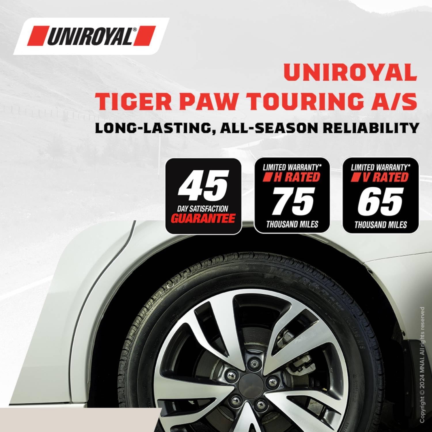 255/55R18 105V BSW Tire Q511