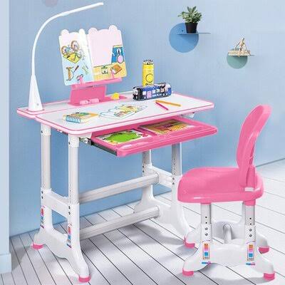 Pink Writing Desk and Chair Set G96054