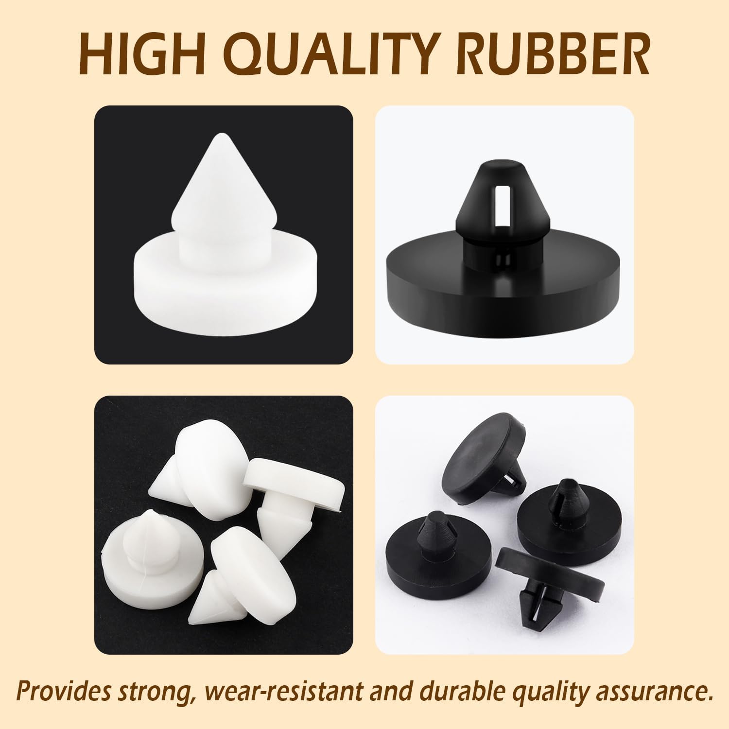 8PCS Rubber Brake Pedal Stop Pad A5701
