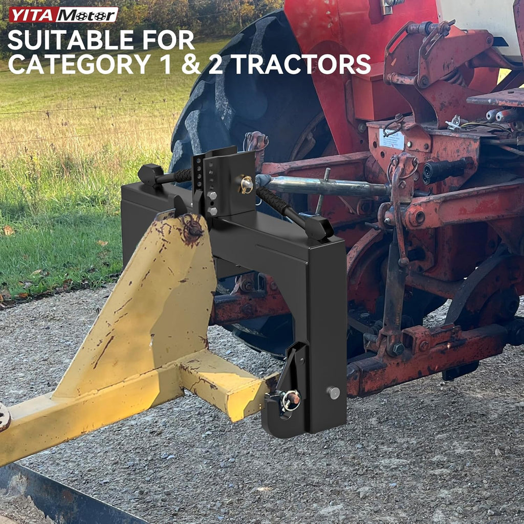 3 Point Quick Hitch with 2" Receiver Hitch Adaptation P821471