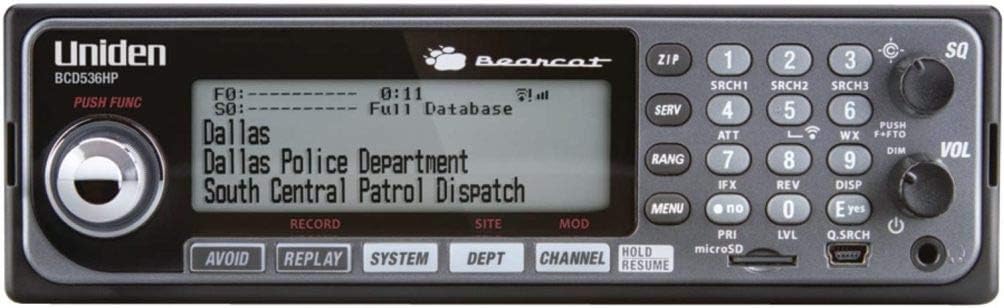 Scanner with Wi-Fi, Backlit Keypad & LCD, S.A.M.E. Weather Alert U449979
