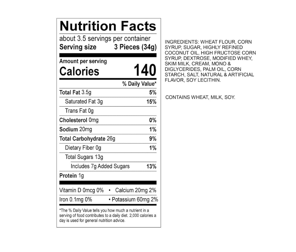 Caramel Creams, Cow Tales Minis, Peanut Free Candy V914