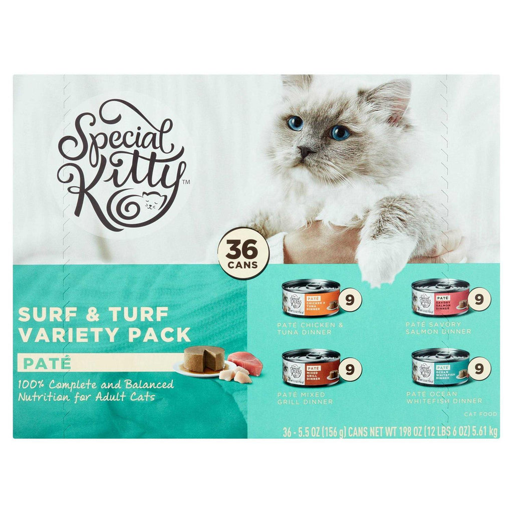 Surf & Turf Variety Pack Pate Cat Food F663159