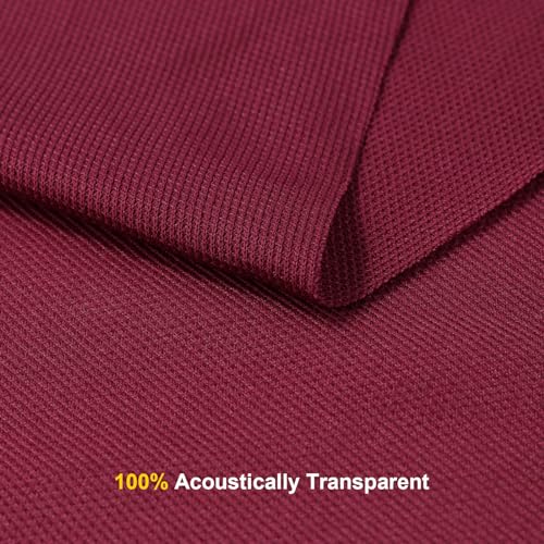 Black Speaker Grill Cloth Fabric (36" x 54") U687857