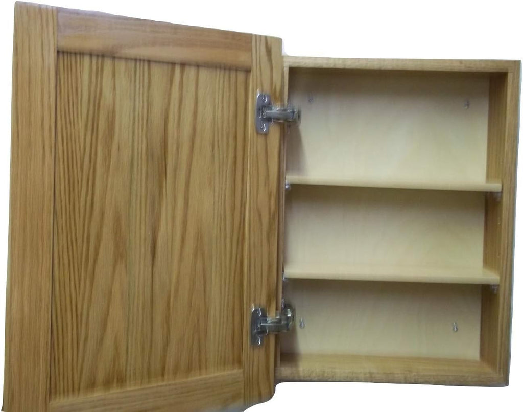 Oak Medicine Cabinet I960