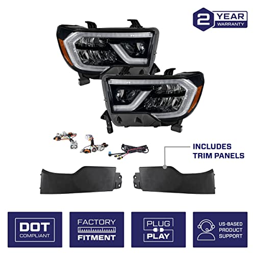 Sequential LED Headlights for Toyota Tundra 2007-2013 (pair) A197