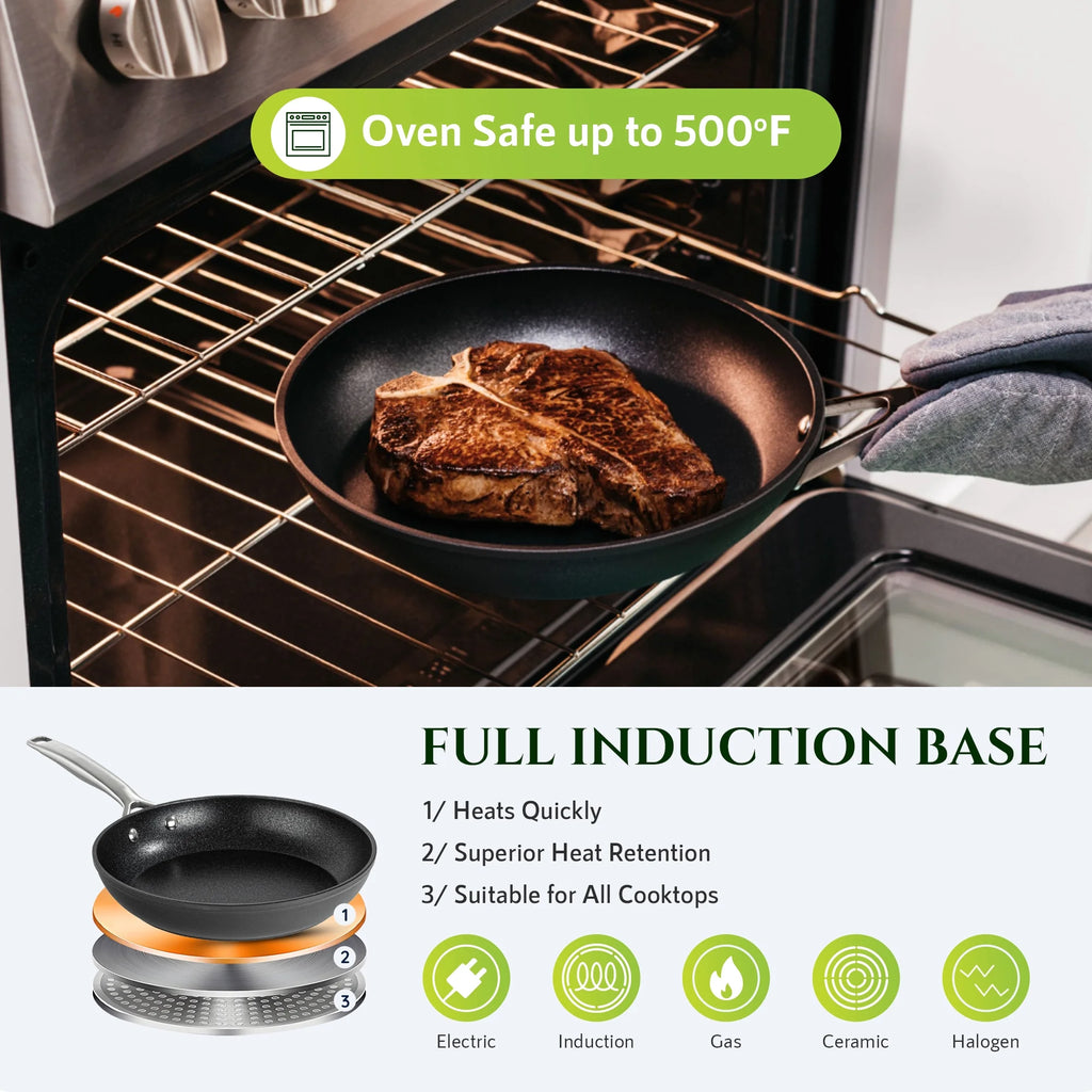 12" Nonstick Hard Anodized Fry Pan D582380