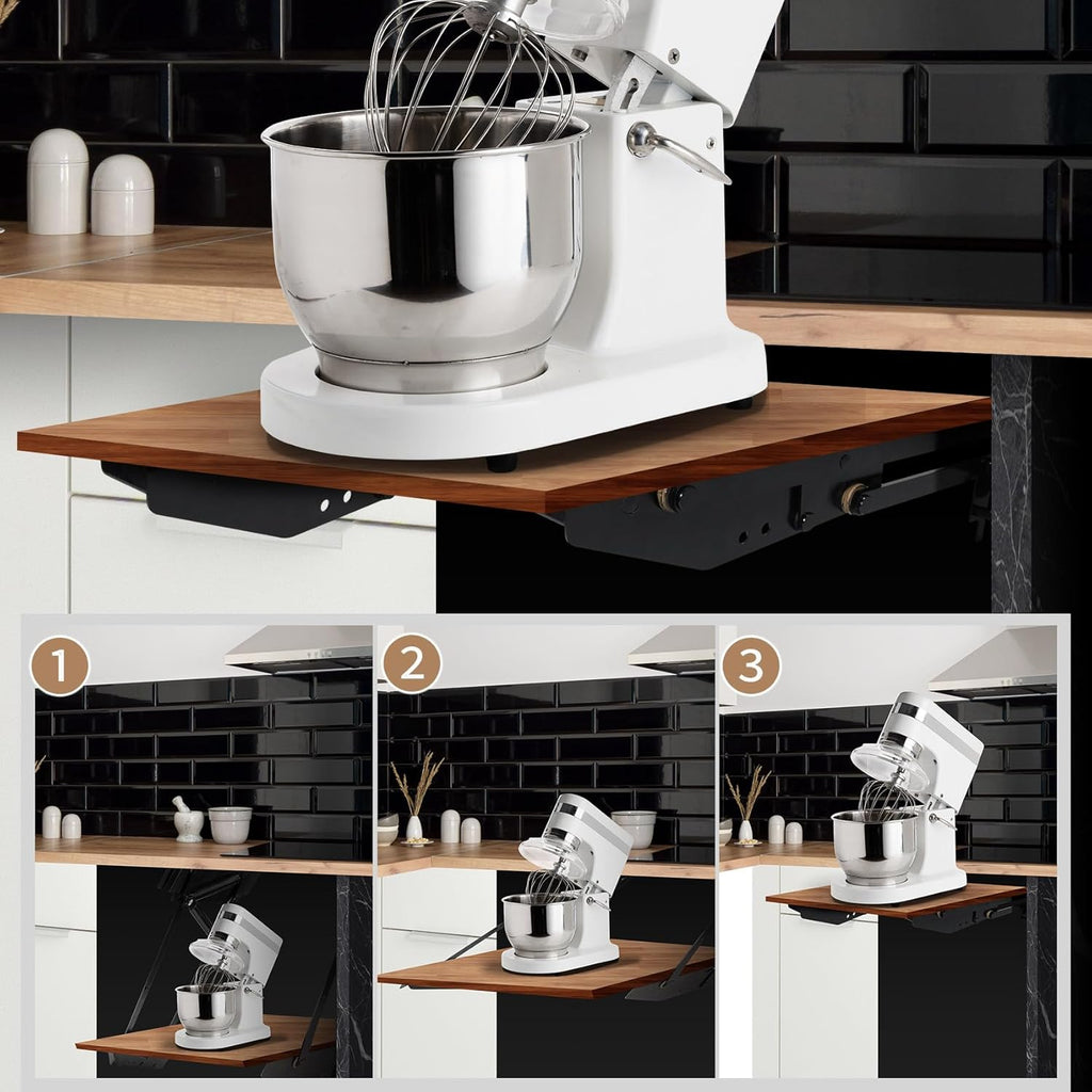 Appliance Lift with Soft-Close, Zinc Finish Z8851