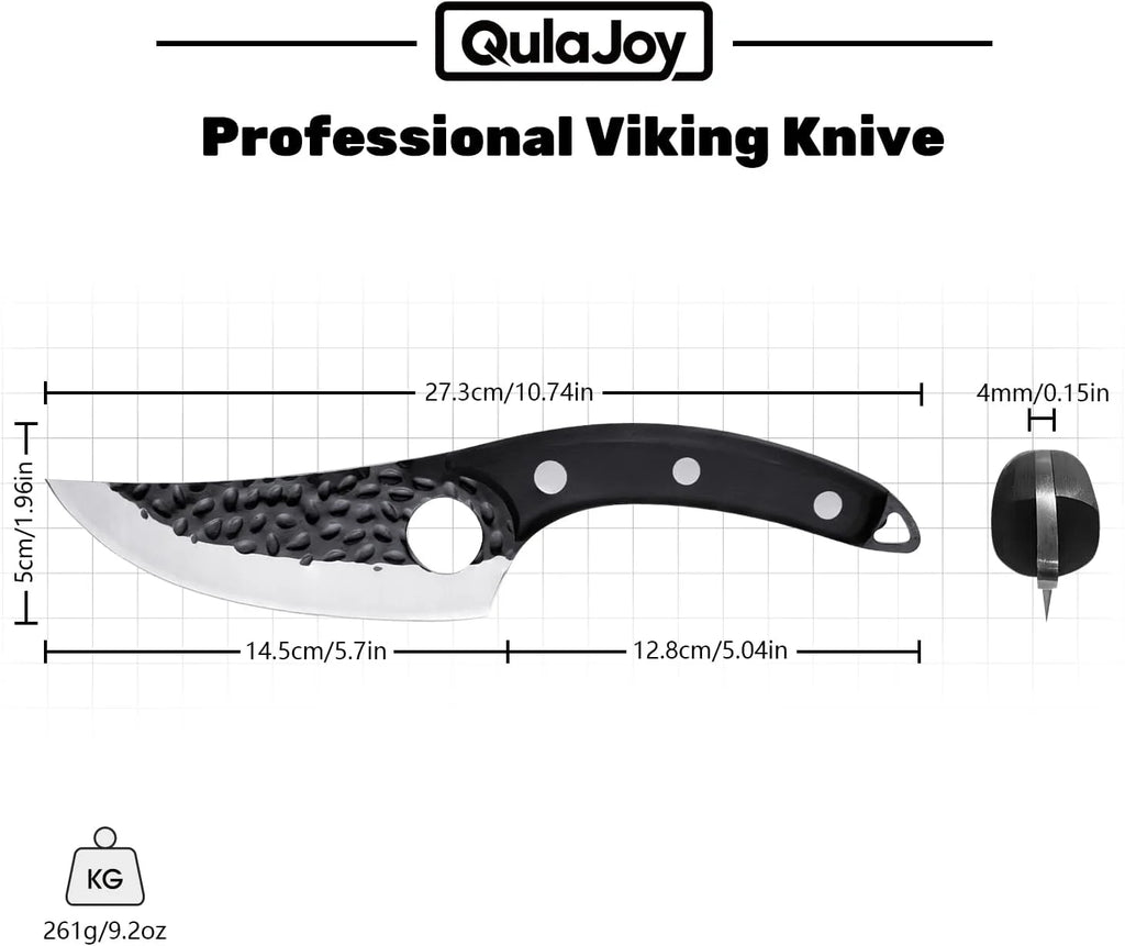 Black High Carbon Steel Boning Knife A8898