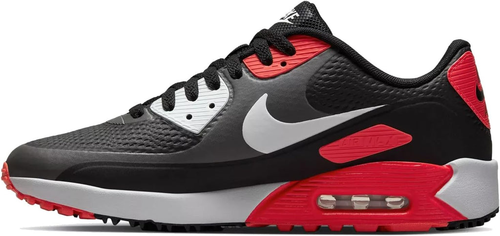 Grey/Black/Red Air Max 90 Shoes N77095