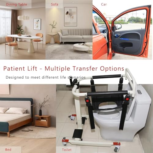 Load Capacity 220lbs Patient Lift Transfer Chair B6835