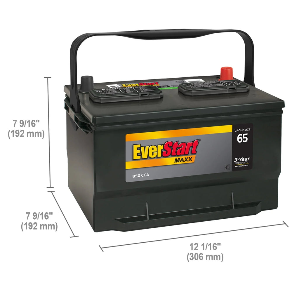 Group Size 65 12 Volt 850 CCA Lead Acid Automotive Battery L70107
