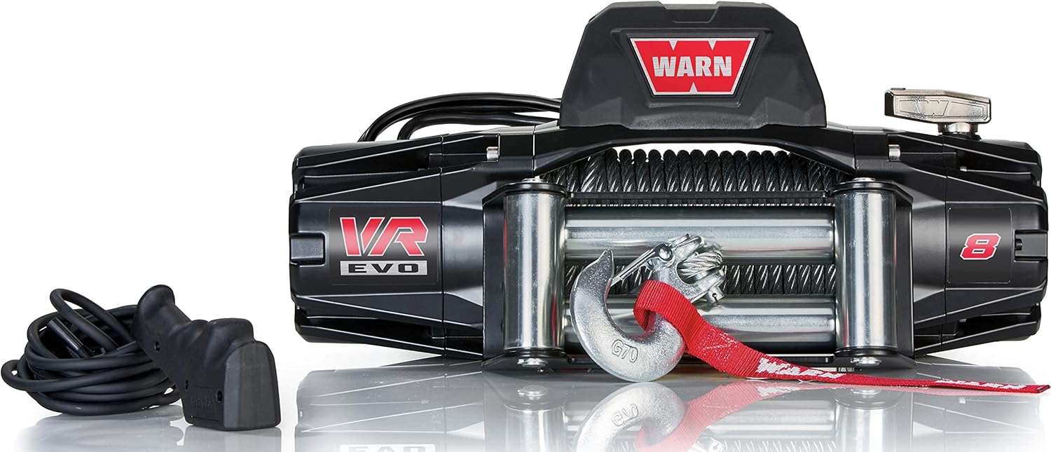 12V DC Electric Winch with Steel Cable Wire Rope, 5 Ton Pulling Capacity Z550465