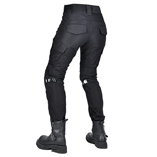 Waterproof Women Motorcycle Riding Pants with 4 CE Armor Silica Gel Pads Rainproof Motorbike Motocross Racing Trousers N153