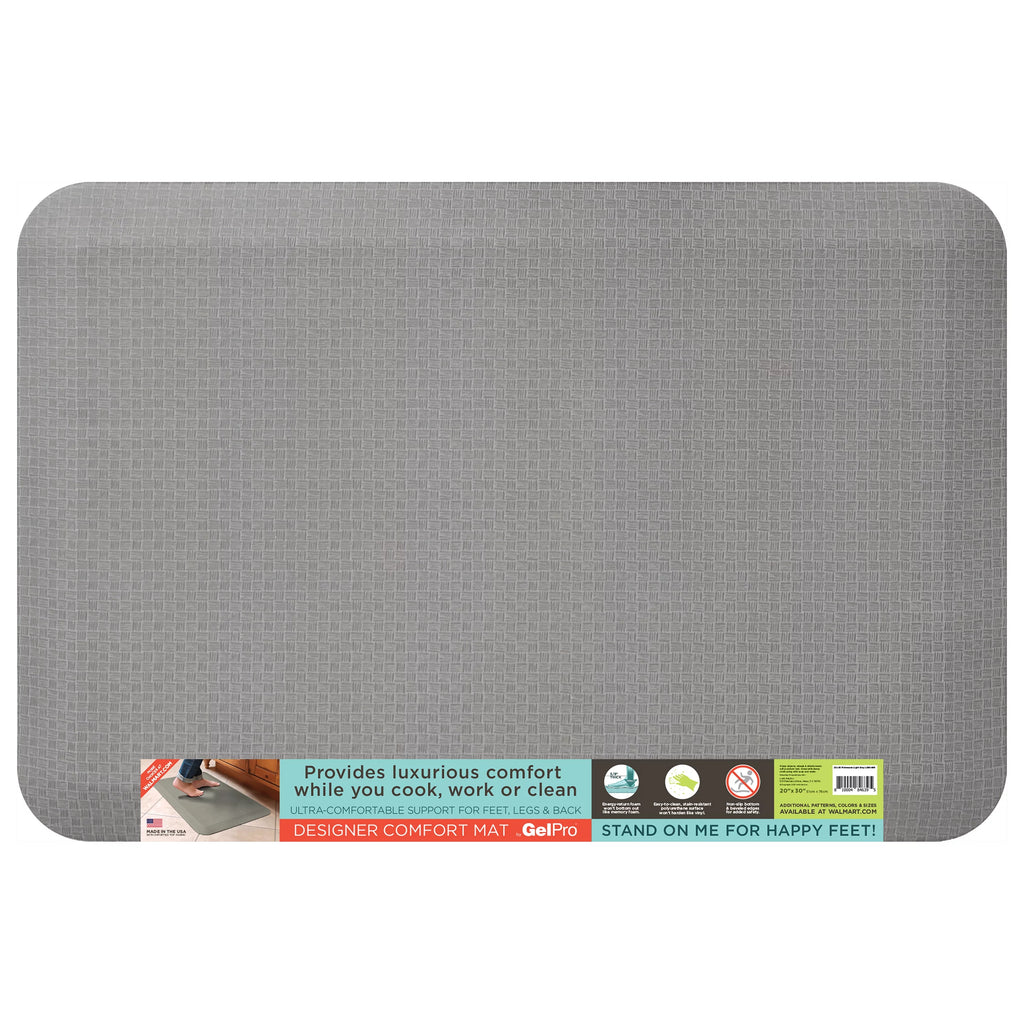 Light Gray 20" x 30" Kitchen Floor Mat R772487