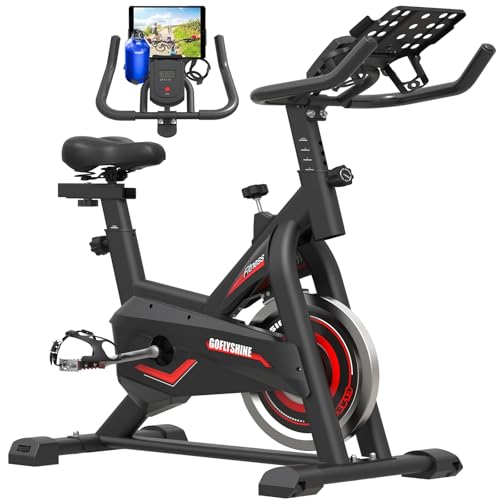 Silent Belt Drive Exercise Bike with LCD Monitor J539