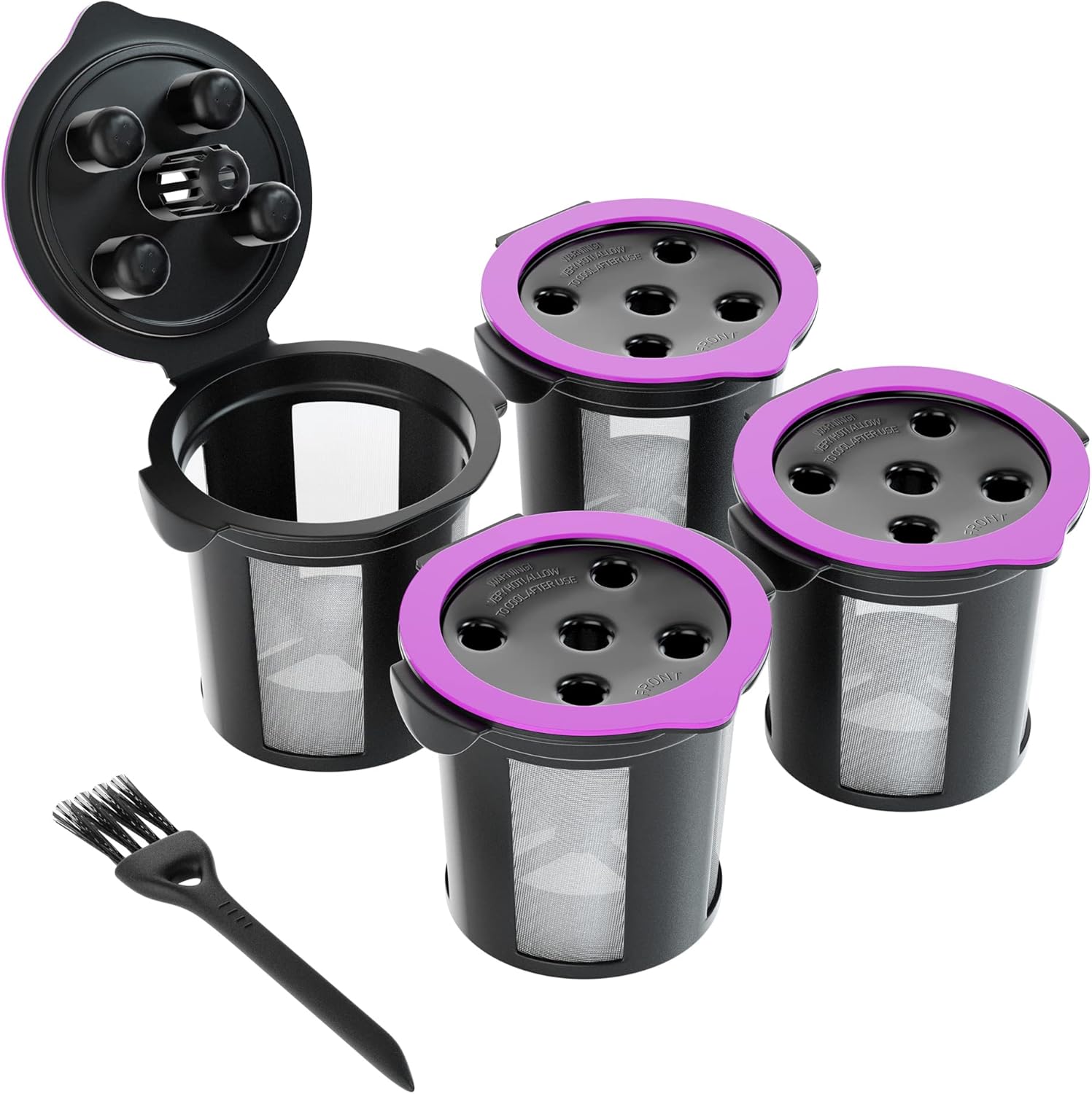 4 Reusable K Cups for Keurig Coffee Maker T60297