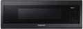 1.1 Cu Ft Smart Over the Range Microwave Oven with 550 CFM Hood Vent, 1100 Watt, Fingerprint Resistant Stainless Steel, Black O62318