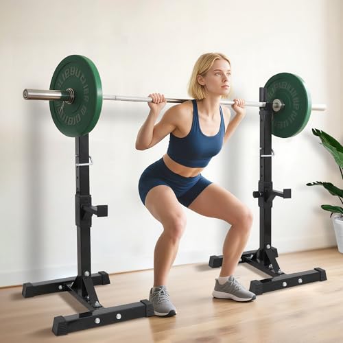 Adjustable Steel Squat Rack Pair 41"-66" L59809