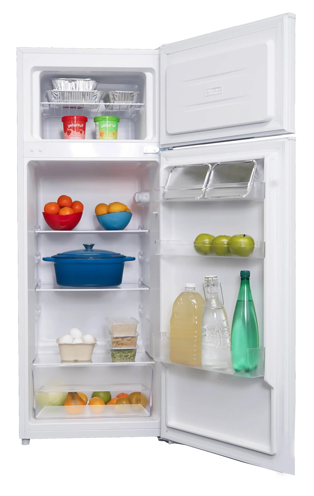 White 7.4 cu ft Top Mount Fridge B843608