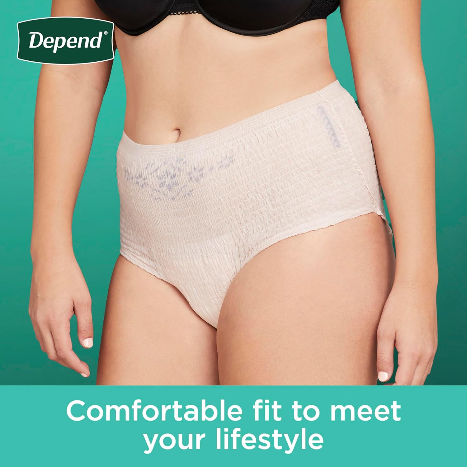Small Blush Disposable Maximum Adult Incontinence Underwear 32 Count I99888