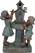 30-Inch Outdoor Water Fountain with Electric Submersible Pump S588554