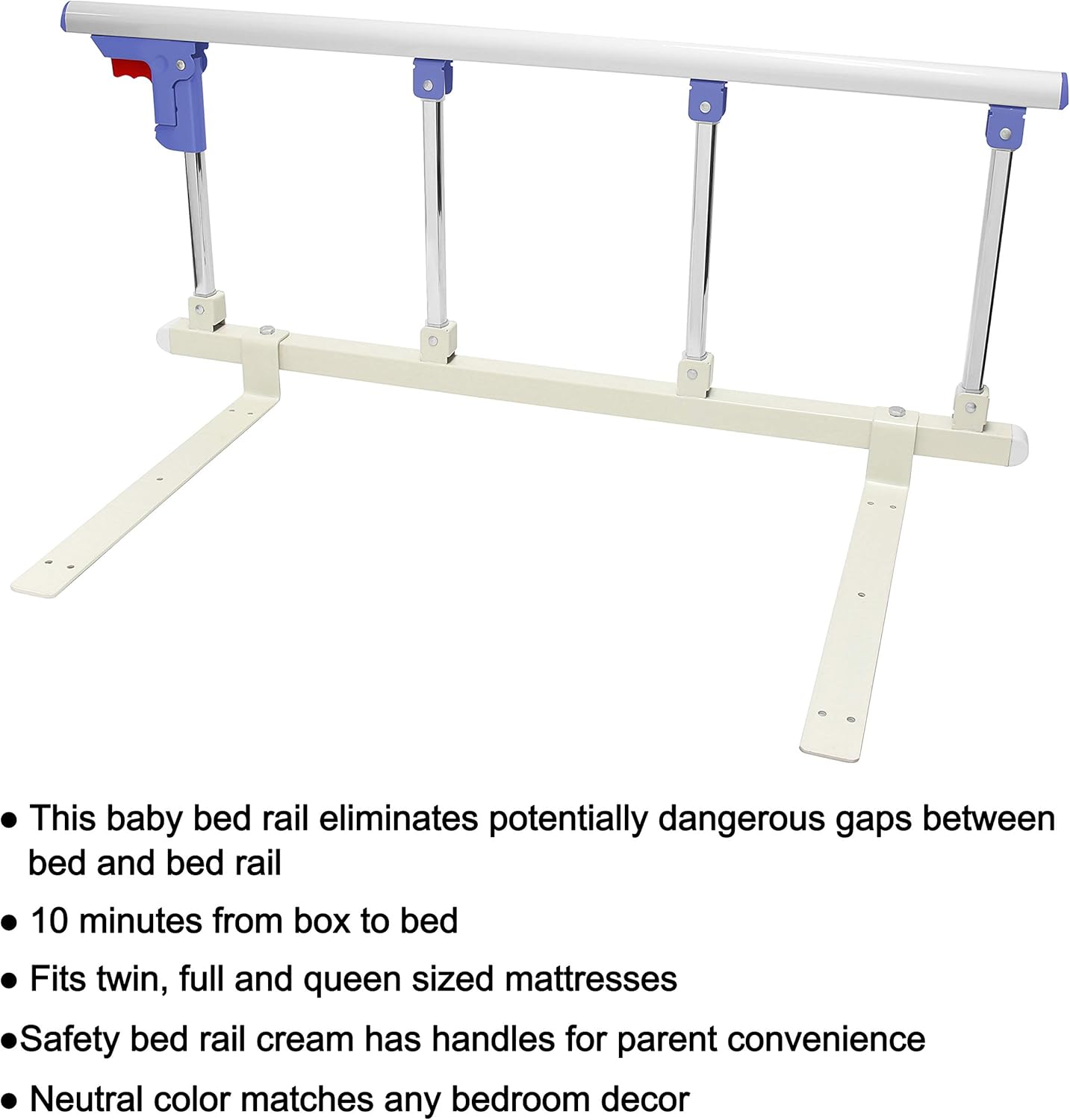 Folding Bed Rail Safety Side Guard S17500