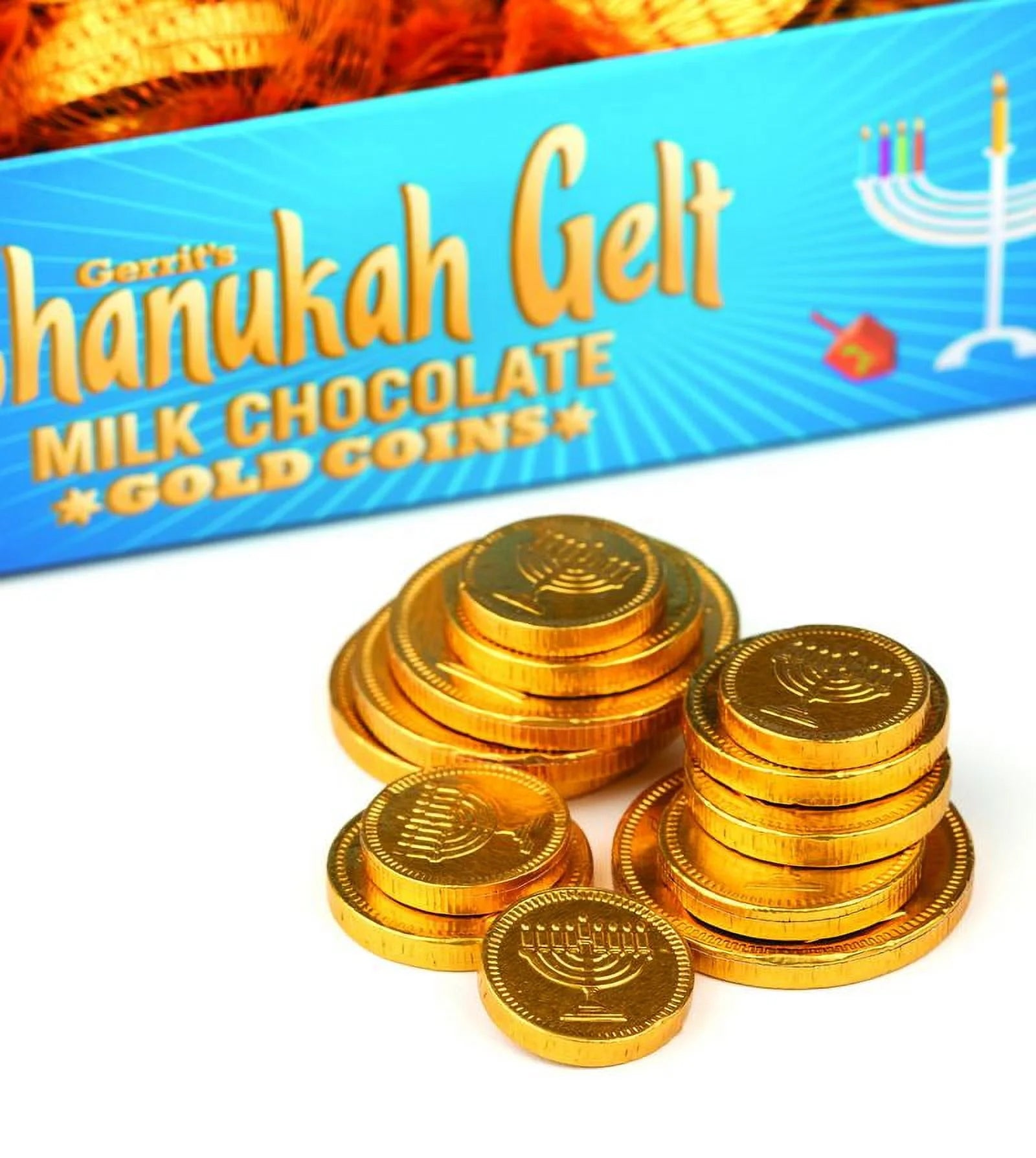 1.5 oz Milk Chocolate Gelt H327