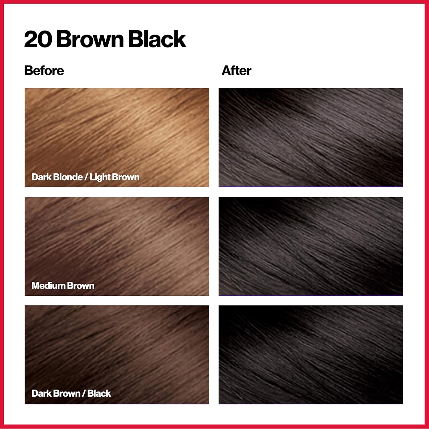20 Brown/Black Ammonia-Free Permanent Hair Color, 4.4 Oz Y9579