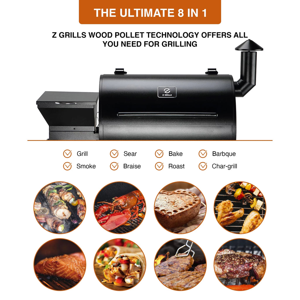 697 sq. in. Black Pellet Grill & Smoker G9133