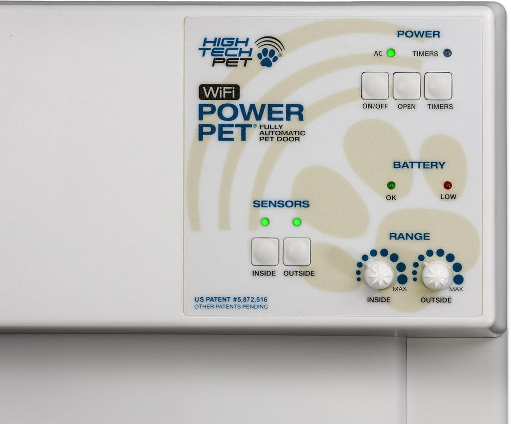 Electronic Pet Door with Ultrasonic Collar and Smart Phone App P676668