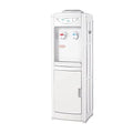 White 5 Gallon Top Loading Plastic Water Cooler Dispenser with Child Safety Lock K3762