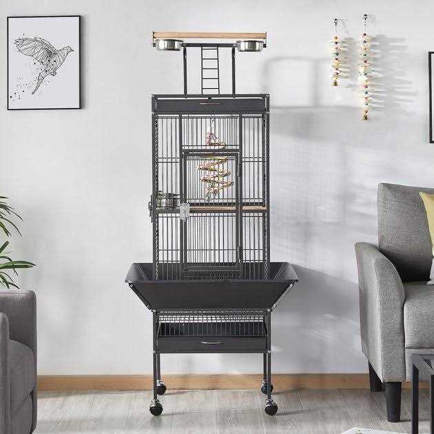 61-in Rolling Parrot Cage Z539282