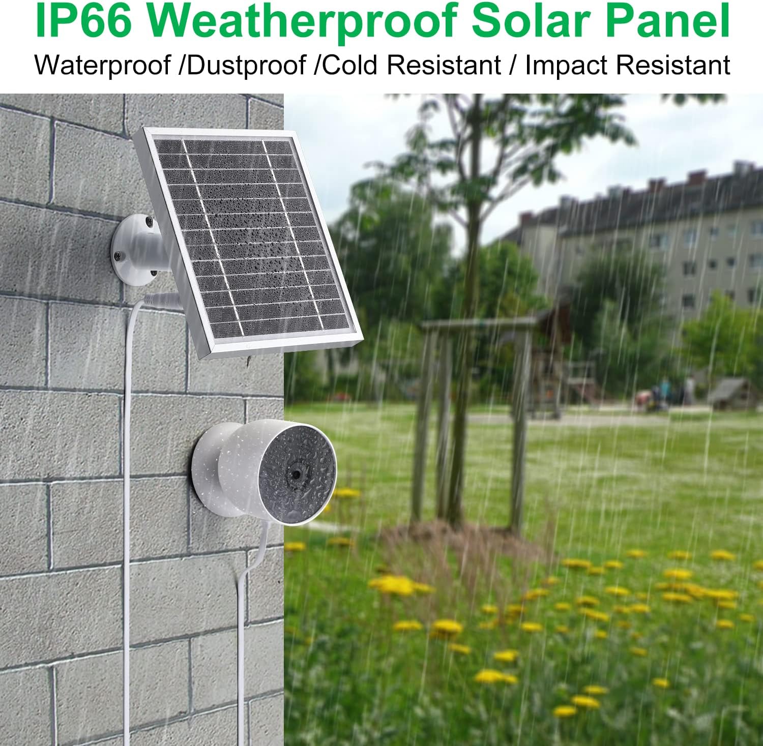 Silver Solar Panel for Nest Camera T2593