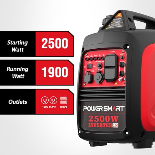 2500-Watt Portable Inverter Generator H6377
