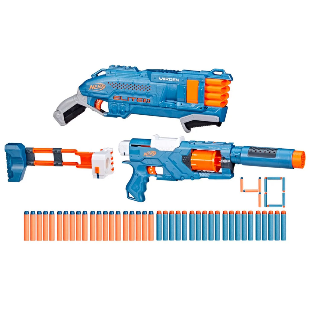 Nerf Elite 2.0 Double Defense Blasters and Darts Set L988